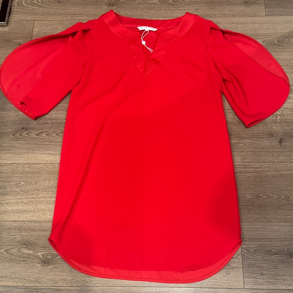 Trina Turk Vibrant Red Shift Dress